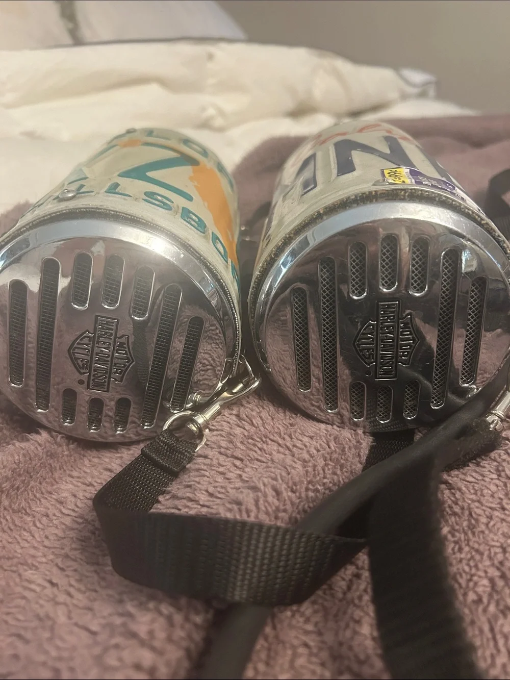 Rare Vintage Harley Davidson license plate purses FL, CA, RI & Harley RYD FREE - Picture 6 of 14